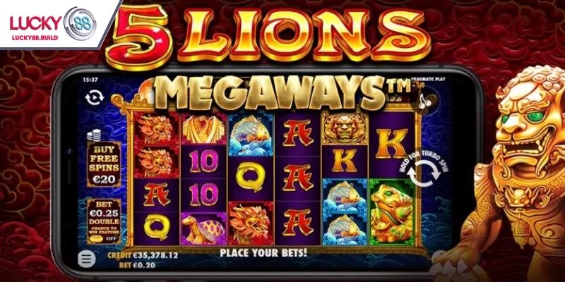 Sức hút đặc biệt từ 5 chú sư tử Megaways